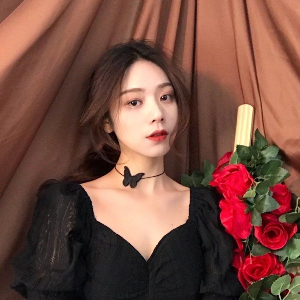 Girls Black Lace Fabric Butterfly Choker Clavicle Collar Dainty Necklace